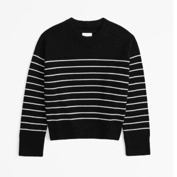 Abercrombie & Fitch Sweaters - Womens Abercrombie & Fitch The A&F Madeline Cotton-Blend Crew Sweater